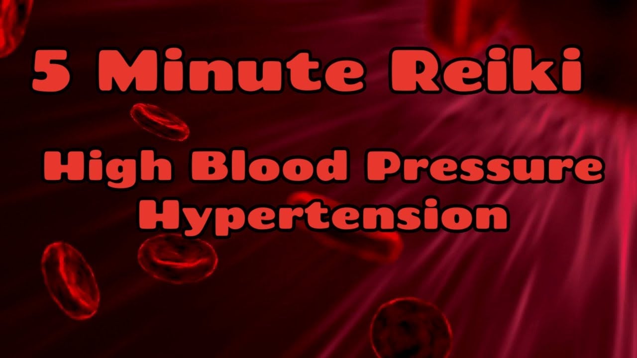 Reiki  For High Blood Pressure / Hypertension / 5 Minute / Healing Hands Series✋❤️️🤚