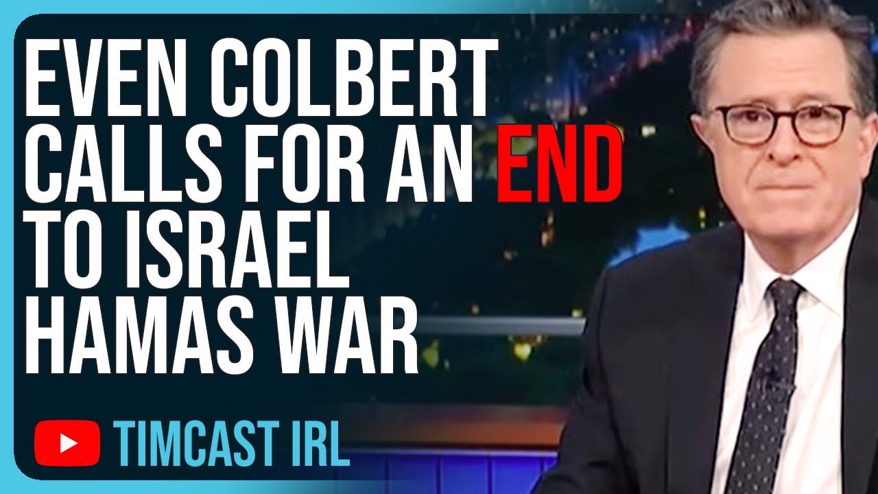 EVEN COLBERT Calls For An END To Israel Hamas War
