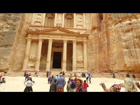 Exploration Of Megalithic Petra In Jordan In 2017