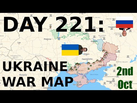 Day 221: Ukraine War Map
