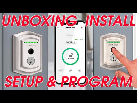 Kwikset Halo Touch Unboxing, Install, Setup (Fingerprint Smart Lock)