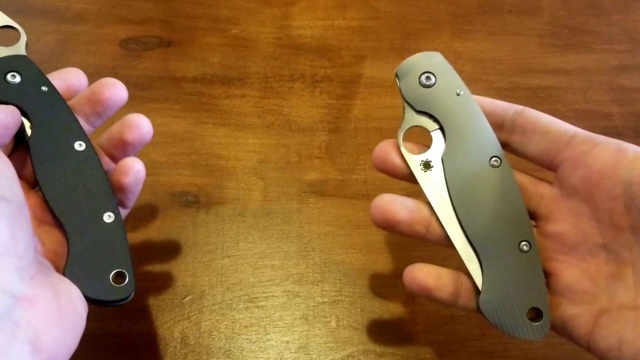 BUY THIS NOW - KnifeWorks Exclusive Spyderco Military