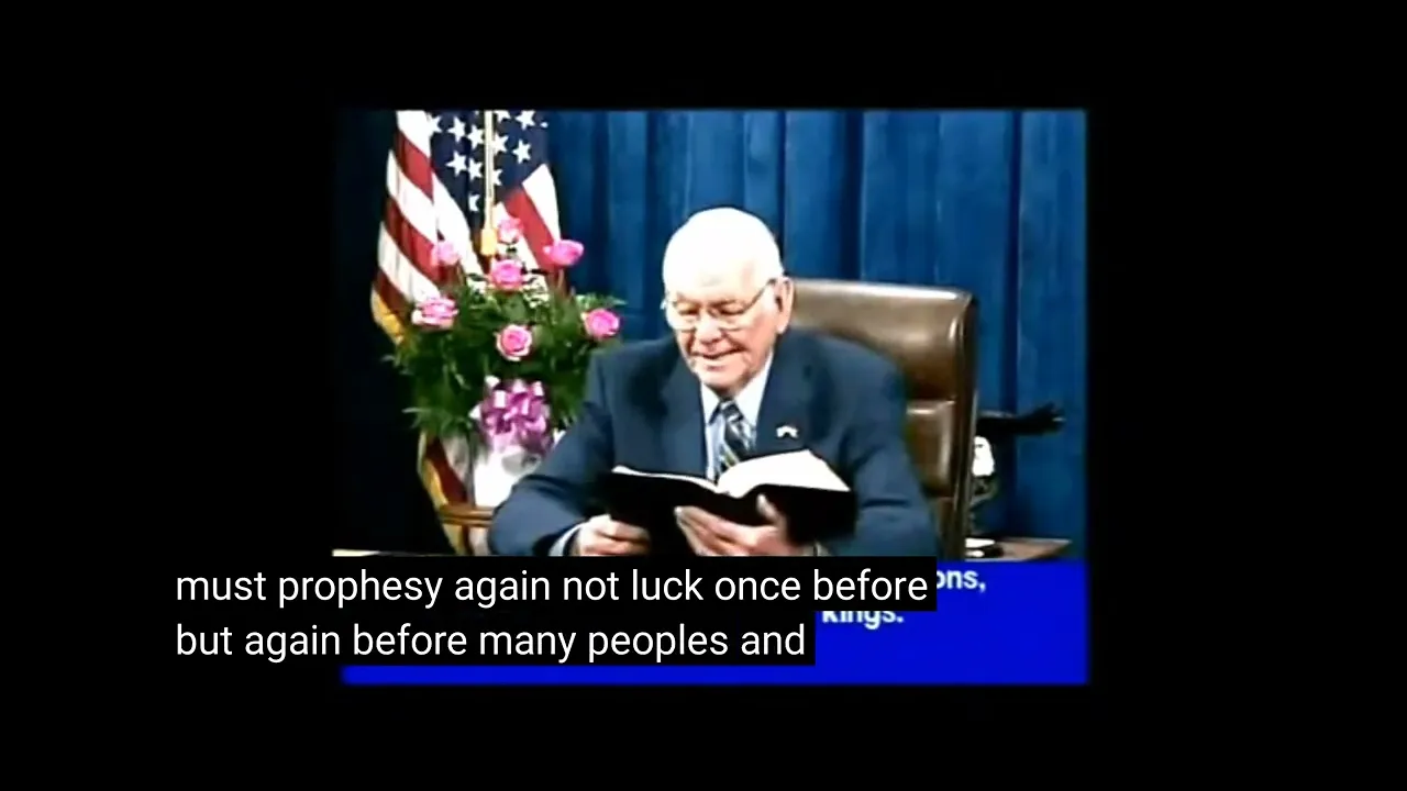 Revelation 10:10-11. Thou must prophesy again.