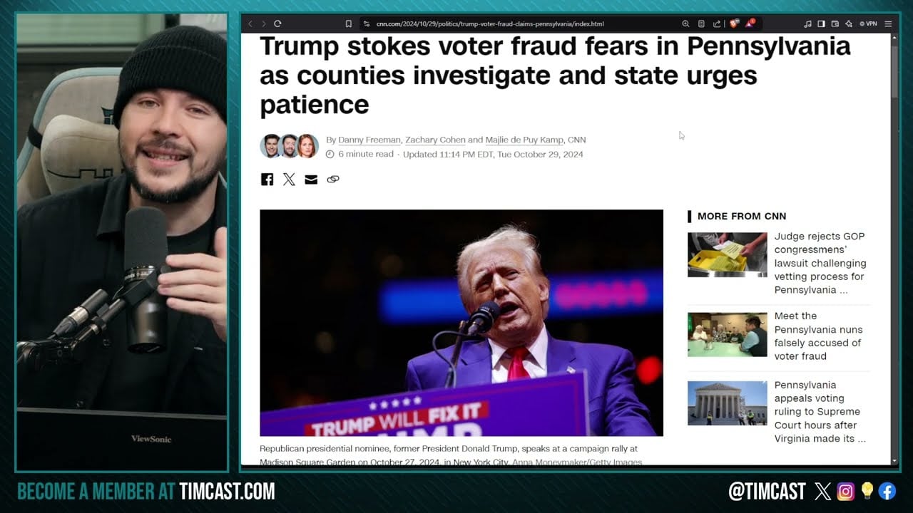 Trump SLAMS PA Over THOUSANDS Of Potentially Fraudulent Voter Registration, Media LIES To COVER UP