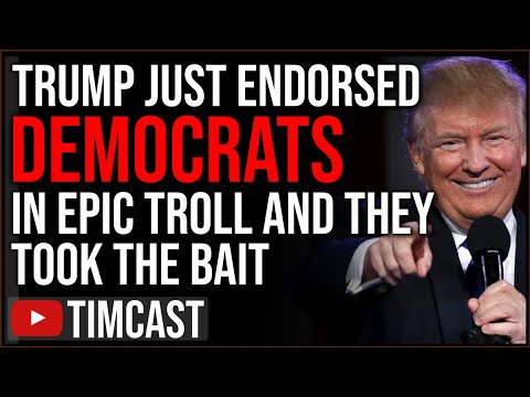 Trump EPICALLY Trolls Democrats By ENDORSING THEM Realizing Babylon Bee Prophecy, THEY TOOK THE BAIT