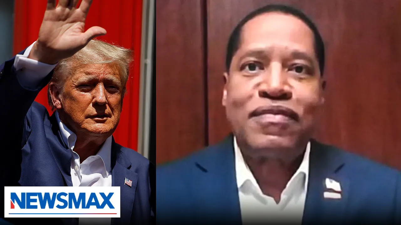 Larry Elder sends message to 'Trump is racist' crowd after Charlamagne clash