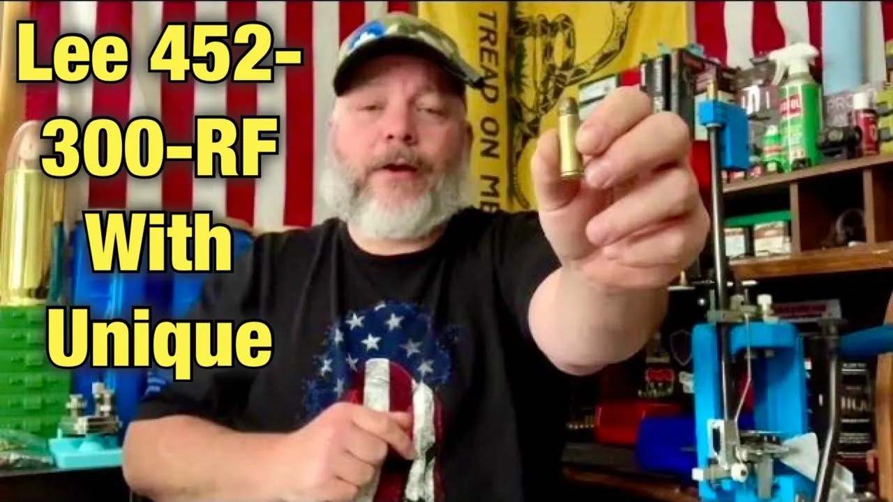 Reloading Lee 452-300-RF from @cw2a in 45 Colt on the Dillon RL 550 C