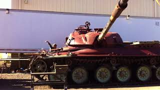 Moving the Chieftain MBT (FV4201) for maintenance.  Pt 2.