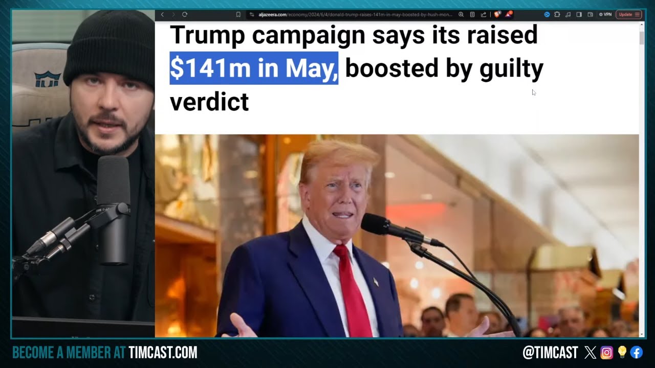 Trump Polls JUMP 5 POINTS As Guilty Verdict BACKFIRES, Trump Hit $141M SHATTERING Small Donor Record