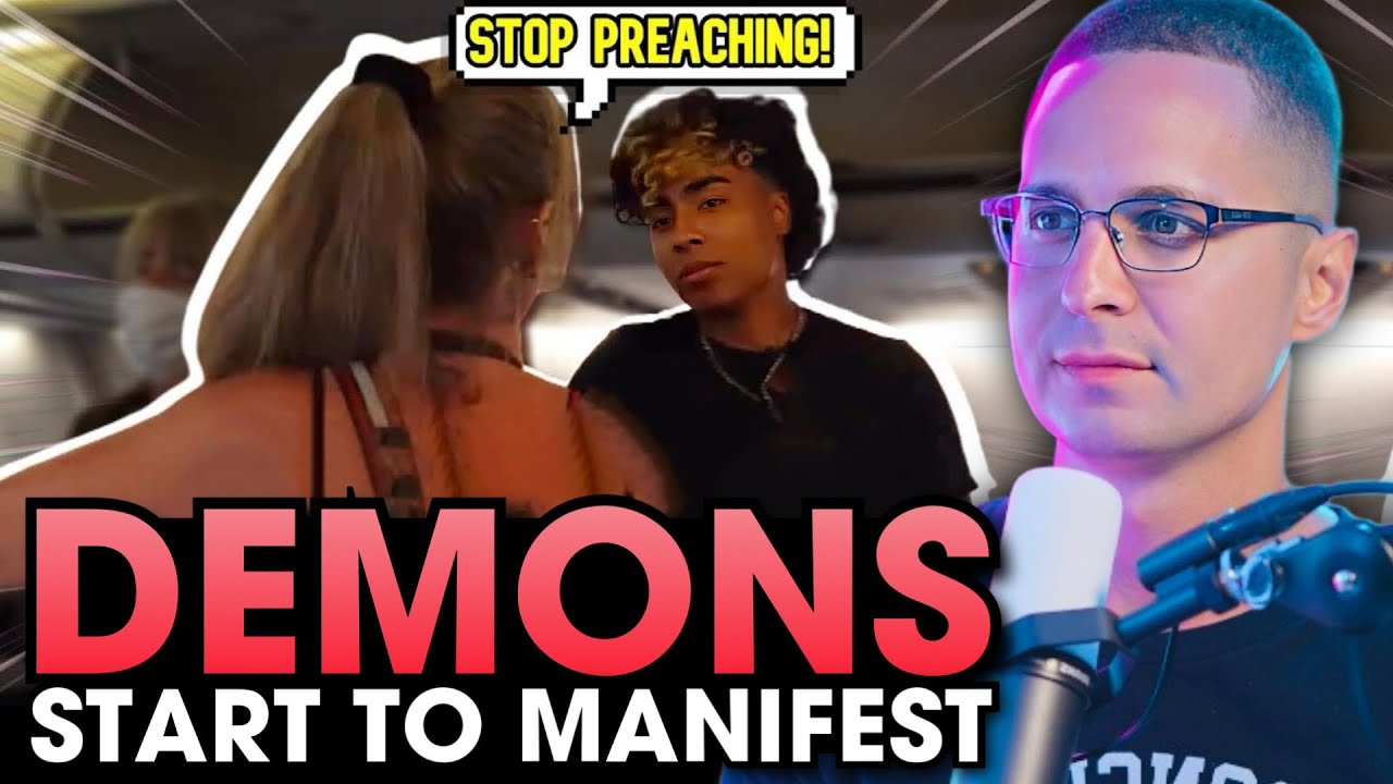 Young man preaches in an airplane! This will challenge your faith