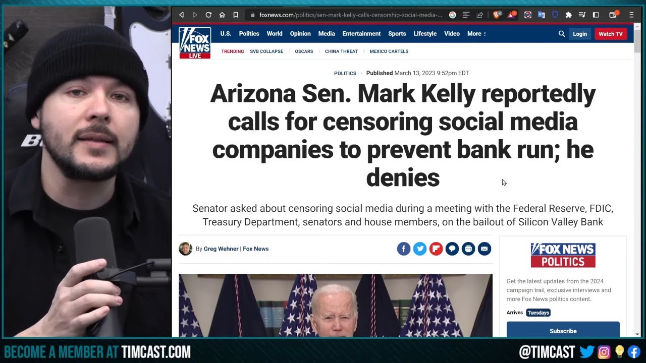 Democrats PANIC Over Bank Run, Try To CENSOR Social Media, THIRD BANK May Collapse Sparking fear