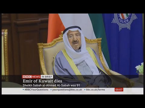 Emir Sheikh Sabah al-Sabah passes away (1929 - 2020) (Kuwait) - BBC News - 30th September 2020