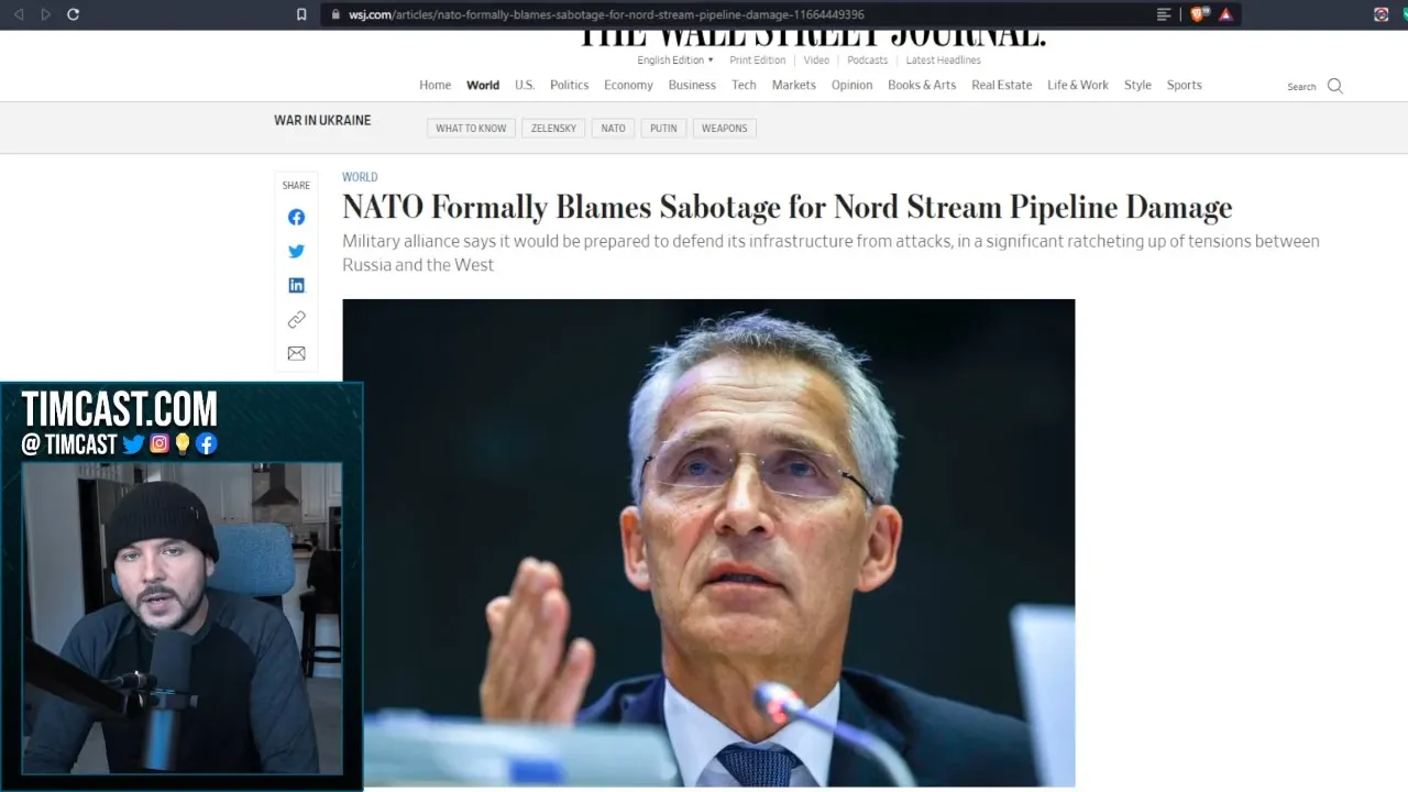 NATO Formally Declares SABOTAGE And Vows RETALIATION, Members Blame Russia, WW3 Is Here