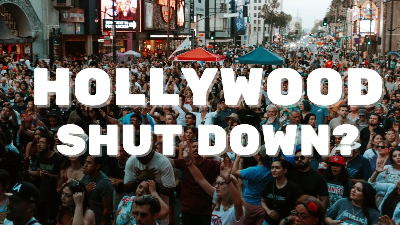 Thousands shut down Hollywood Blvd for Jesus! (2023)