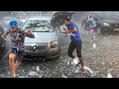 Apocalypse in Australia! Crazy hailstorm destroyed hundreds of cars in Sydney.