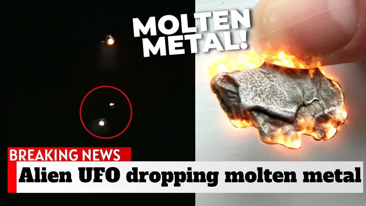 UFO's Are Dripping MOLTEN METAL! Plasmoids, Alien UFO Drones!