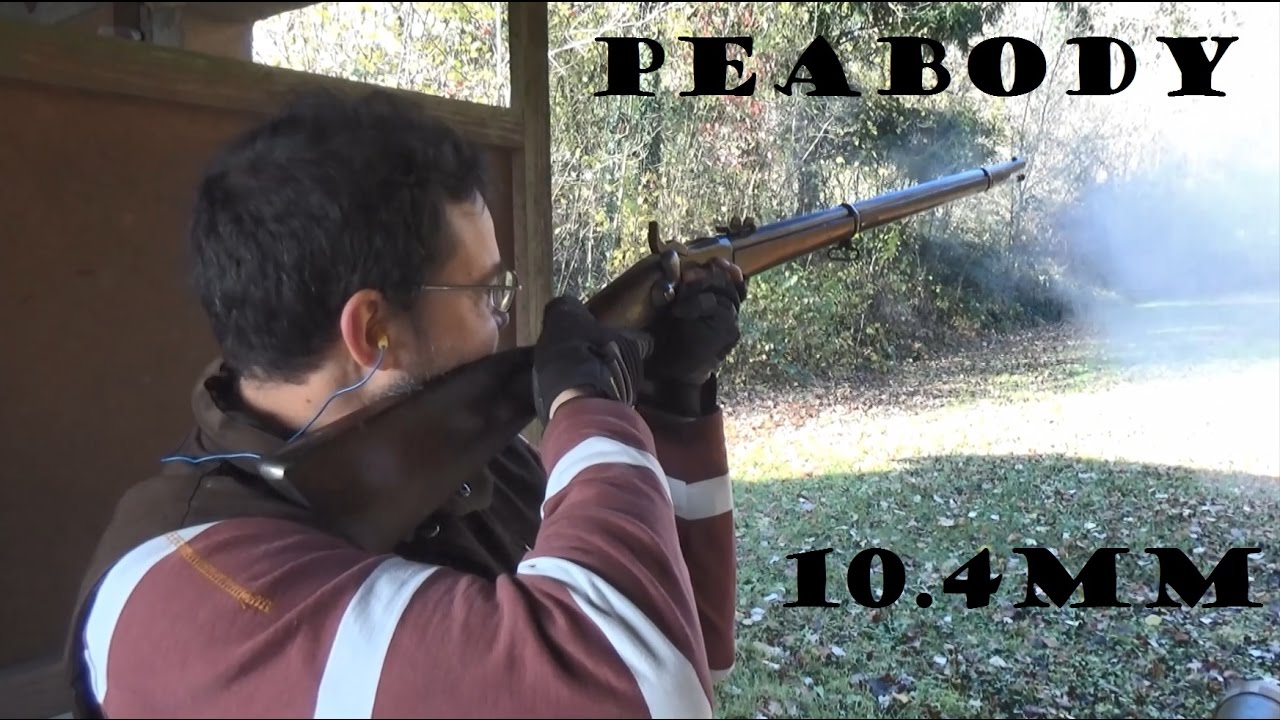 A Swiss 10.4mm Peabody tipping-block on the range