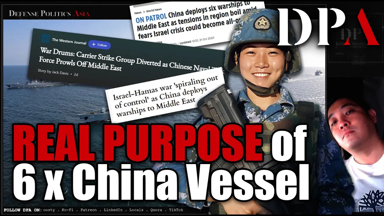 Chinese Navy in Middle East vs Israel-Hamas War -  Defense Politics Asia