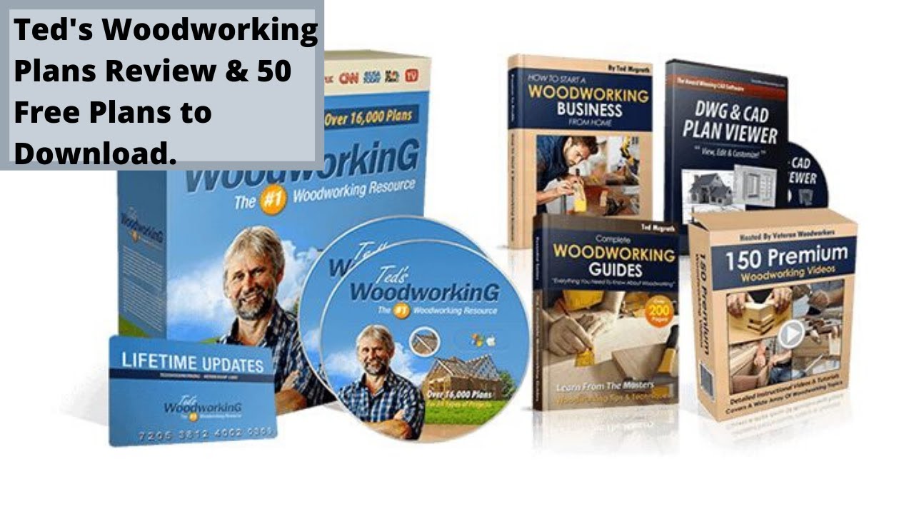 Ted's Woodworking Plans Review & 50 Free Plans to Download.