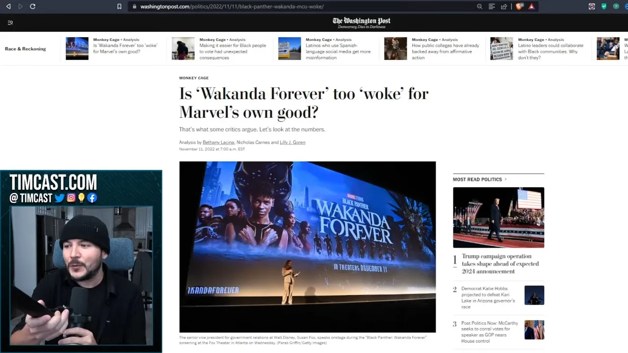 Black Panther Wakanda Forever Is INSANELY RACIST, Movie INSULTS Mexicans, Left Says Its TOO WOKE