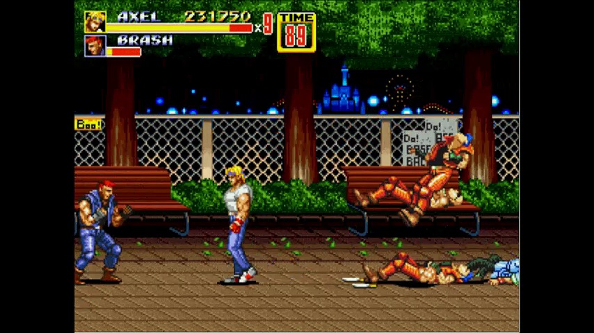 Streets of Rage 2 - Stage 4 - Gameplay