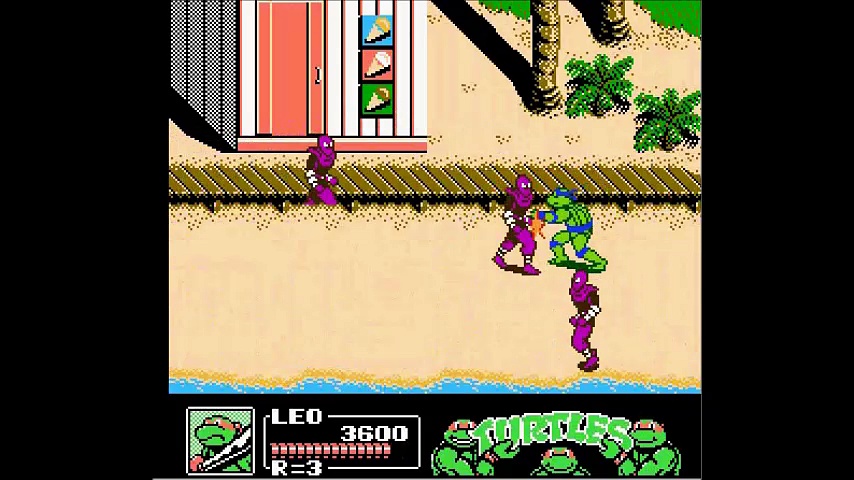 Teenage Mutant Ninja Turtles III - The Manhattan Project - NES Gameplay