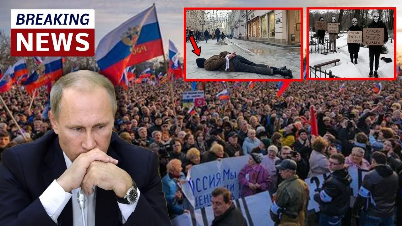 The People are Rebelling against Putin! There are Bloody Clothes and People Lying on the Ground!