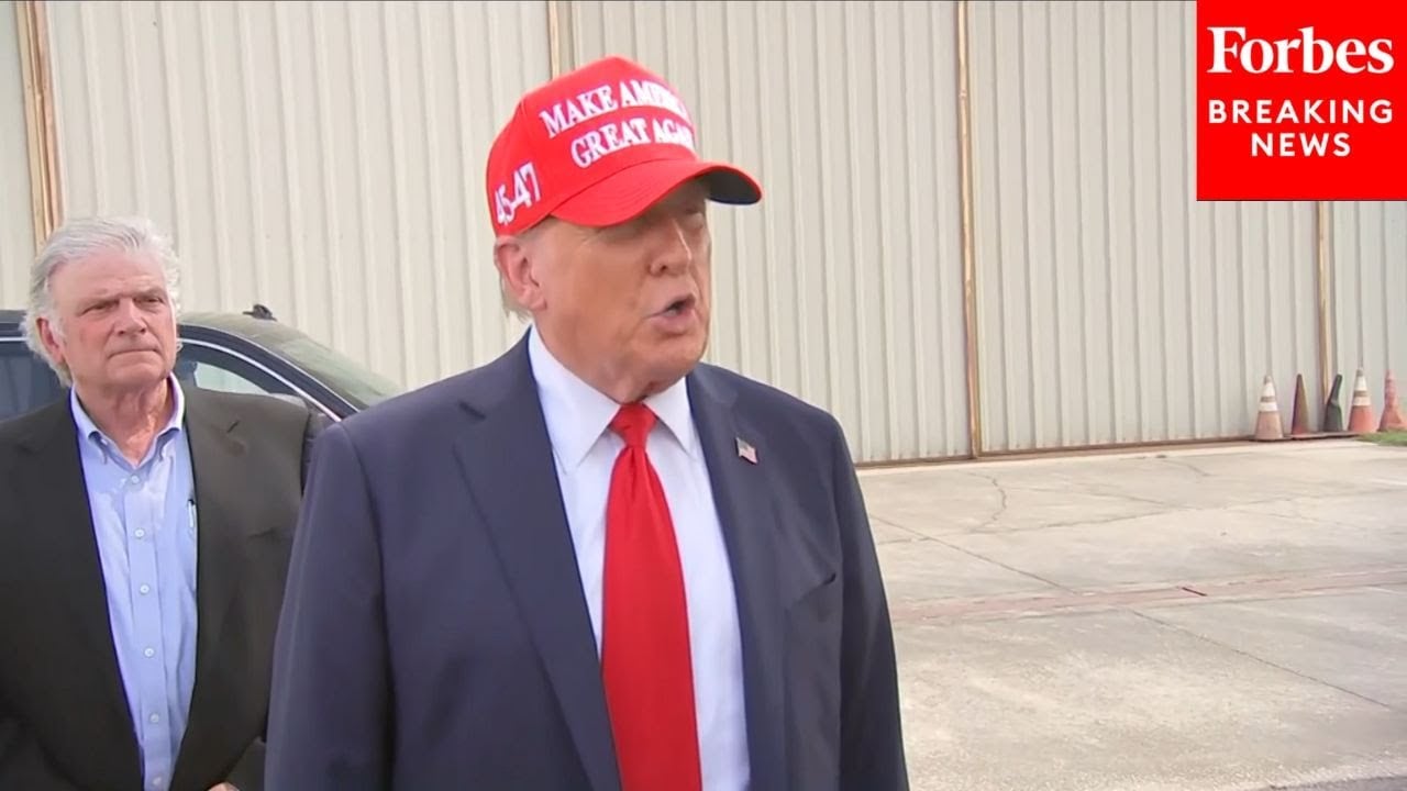 JUST IN: Donald Trump Lands In Georgia To Receive Helene Briefing: 'We've Brought A Lot Of Supplies'