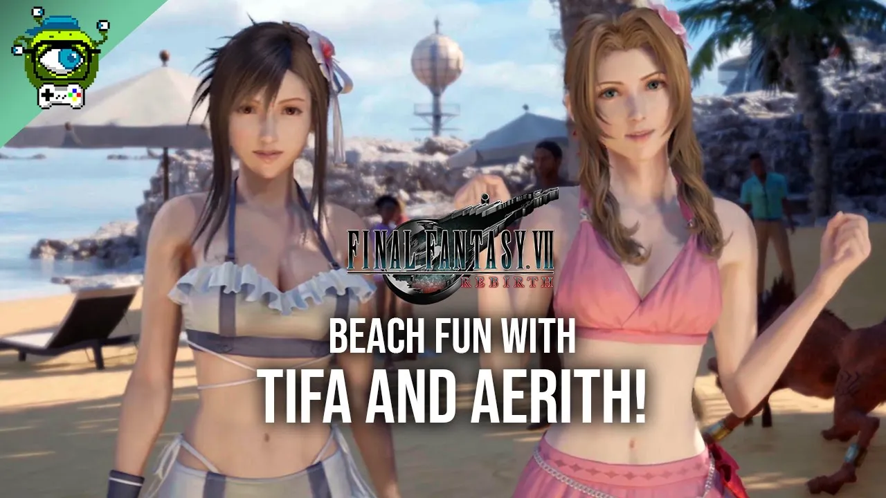 FINAL FANTASY VII REBIRTH | Tifa, Aerith & Cloud in Swimsuits! (English Subtitles) 4K