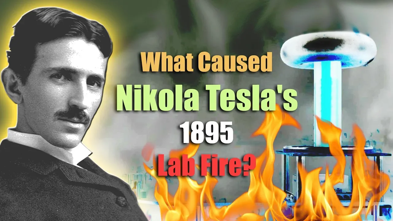 What caused Nikola Tesla's 1895 lab fire? (Alt Ending Without Music)