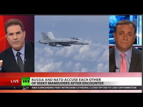 Watch: NATO fighter attacked by Russian plane?