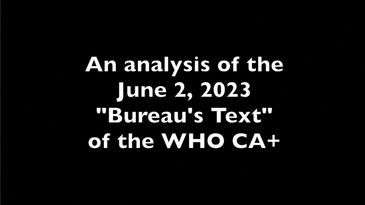 AN ANALYSIS OF THE WHO CA+