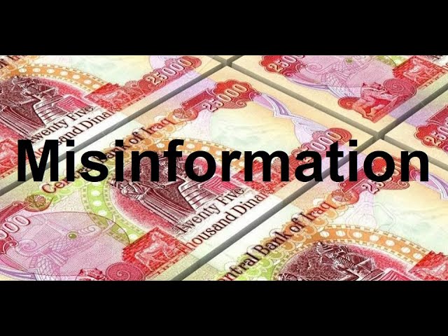 Iraqi Dinar update for 01/23/24 - Misinformation. how much dinar the US has