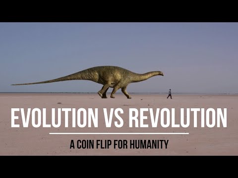 Evolution vs Revolution  - a coin flip for humanity