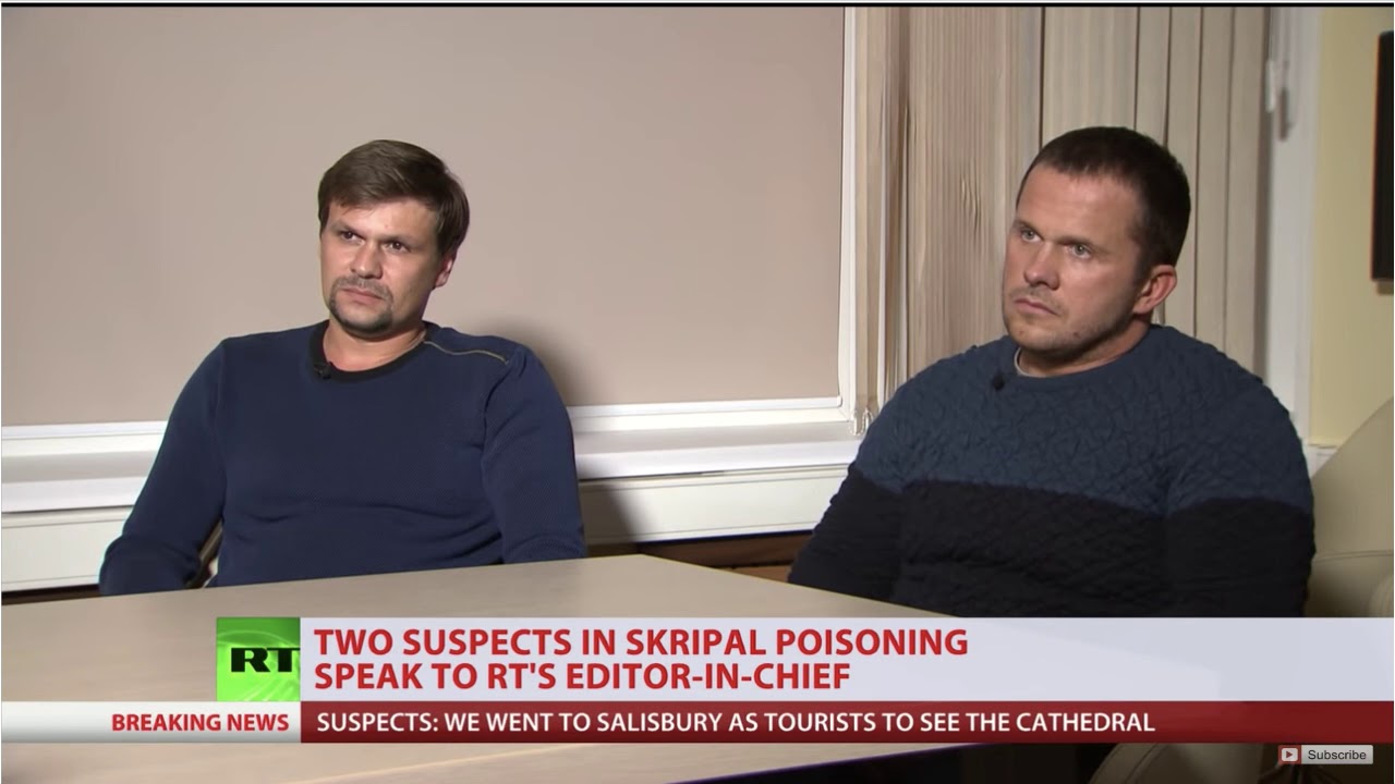 #Skripal Shocker: Suspects Do Interview, Say they Are Tourists...