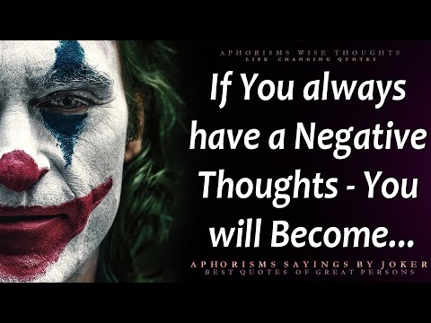 Accurate Quotes From Joker About the True Nature of People and the Laws of Life | Deep Sense Quotes