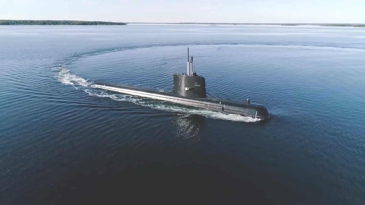 Saab - Upgraded HSwMS Gotland Submarine Commence Sea Trials [1080p]