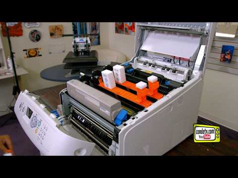 Oki Pro 8432WT Printer - Setup and Driver Install - Video #2 of 4