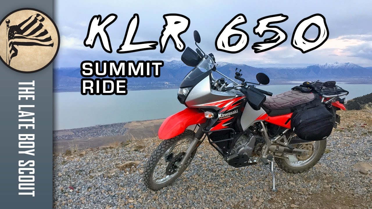 Sunset at the Summit: KLR 650 Lake Mountain Solo Ride
