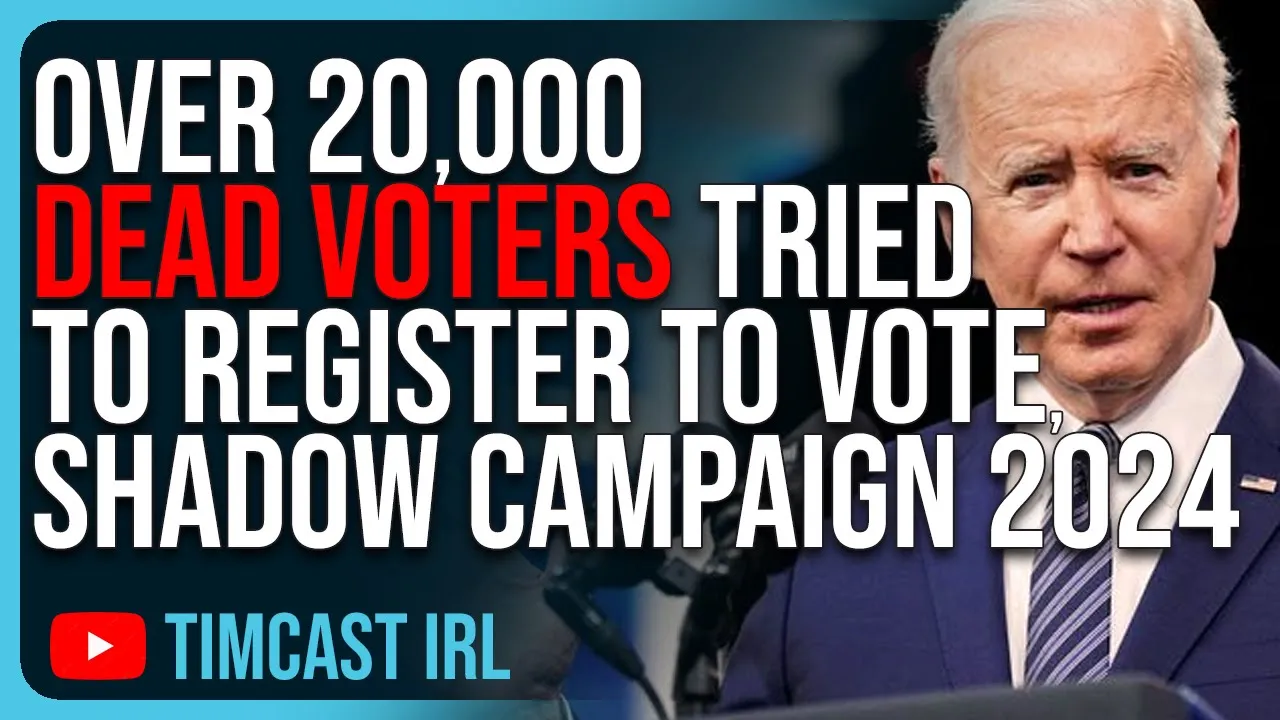 Over 20,000 DEAD VOTERS Tried To Register To Vote, Shadow Campaign 2024 Sparks FEAR