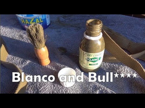 What's the deal with blanco and blancoing webbing? Eh?