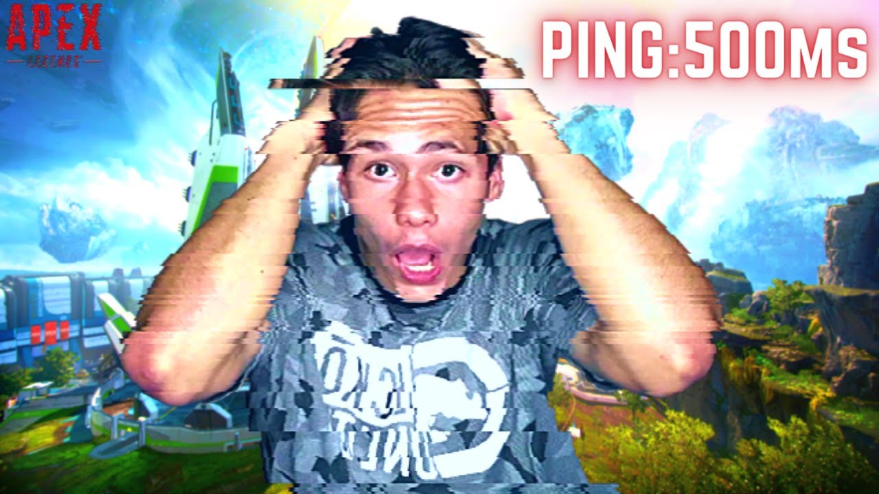 Trying To Survive APEX With EXTREME Ping! #apex