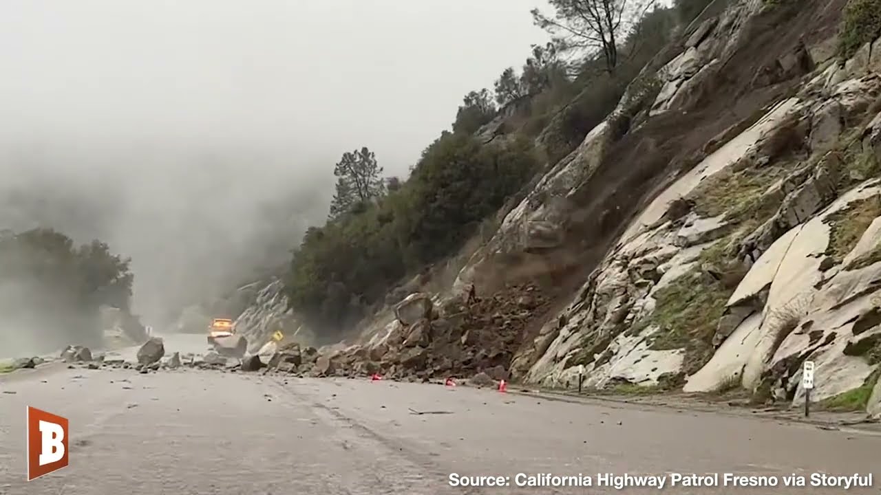 Devastating Footage as LANDSLIDES, FLOODS Ravage California