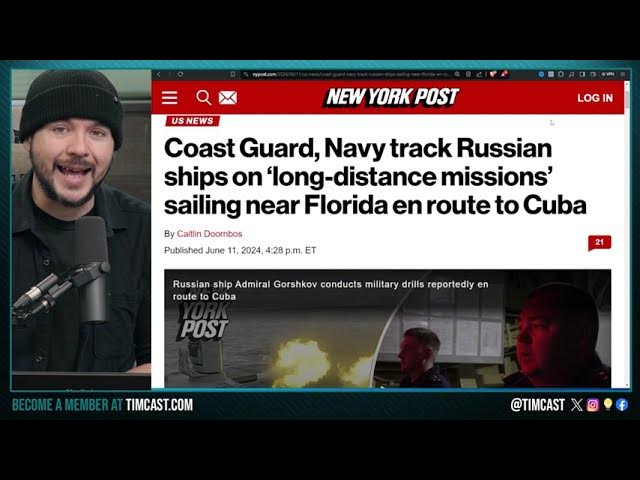 Russian NUCLEAR SUB & Navy Group Skim FLORIDA, US On HIGH ALERT, New Cuban Missile Crisis Feared