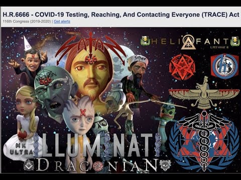 COG - H.R. 6666 T.R.A.C.E. ACT & "I, Pet Goat II" Subliminals (Satanism's Homage to the Draconians)
