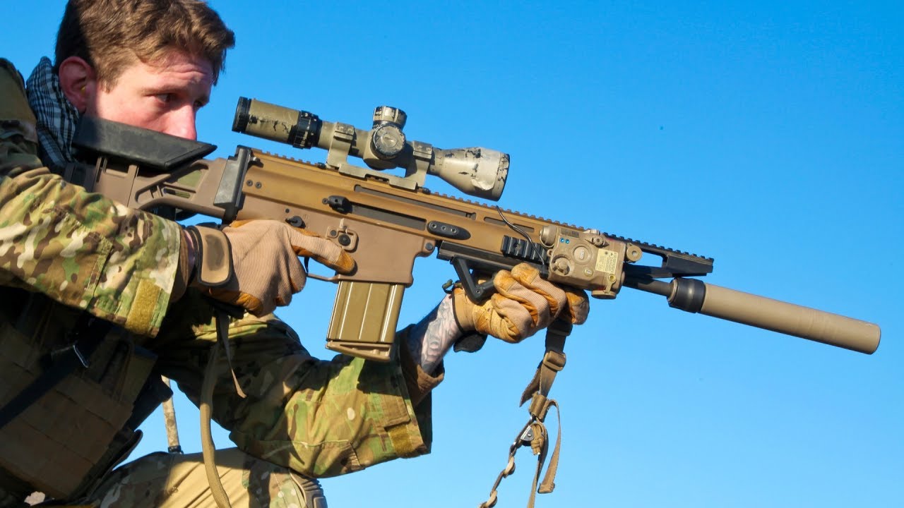 International Snipers Engage Targets with Ultra Powerful Rifles: L115a3, SCAR-H PR, M40a6, M110...