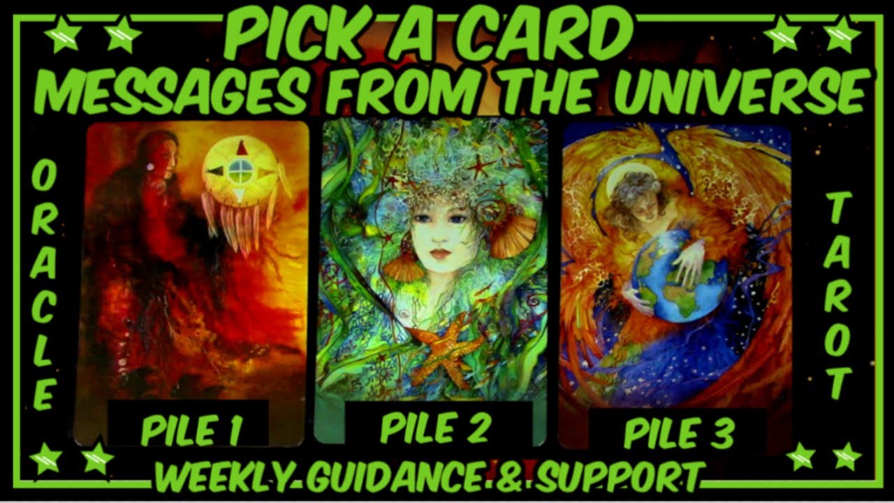 Pick A Card Oracle & Tarot🕛Timeless Messages From The Universe 🌌 Weekly Guidance & Support