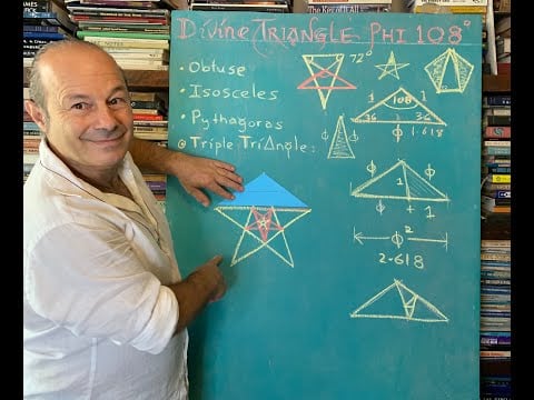 PHI TRIANGLE: Divine Triangle 108 Degrees