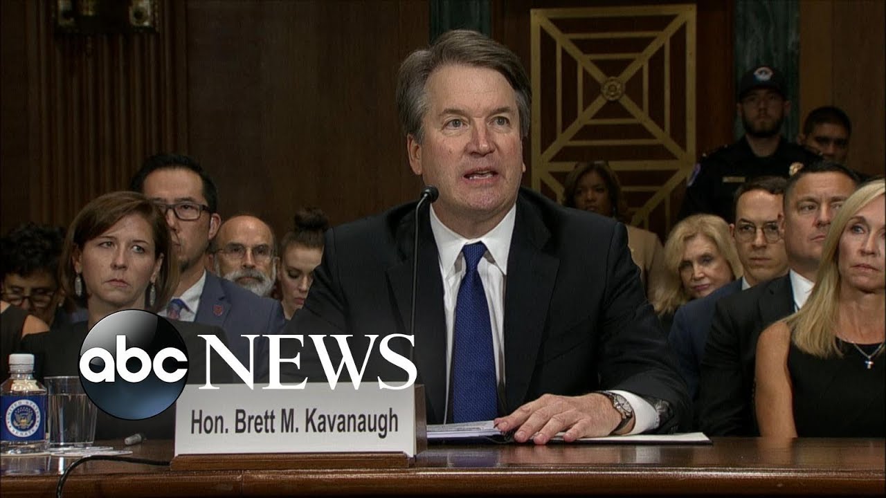 Brett Kavanaugh delivers impassioned opening statement at hearing