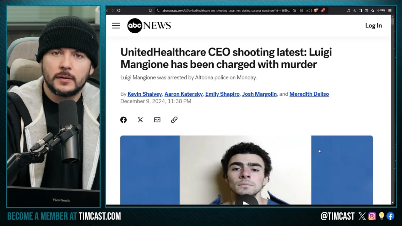 Luigi Mangione CHARGED, Suspected CEO Assassin WAS CELEBATE Due To Medical Issue Claims Media